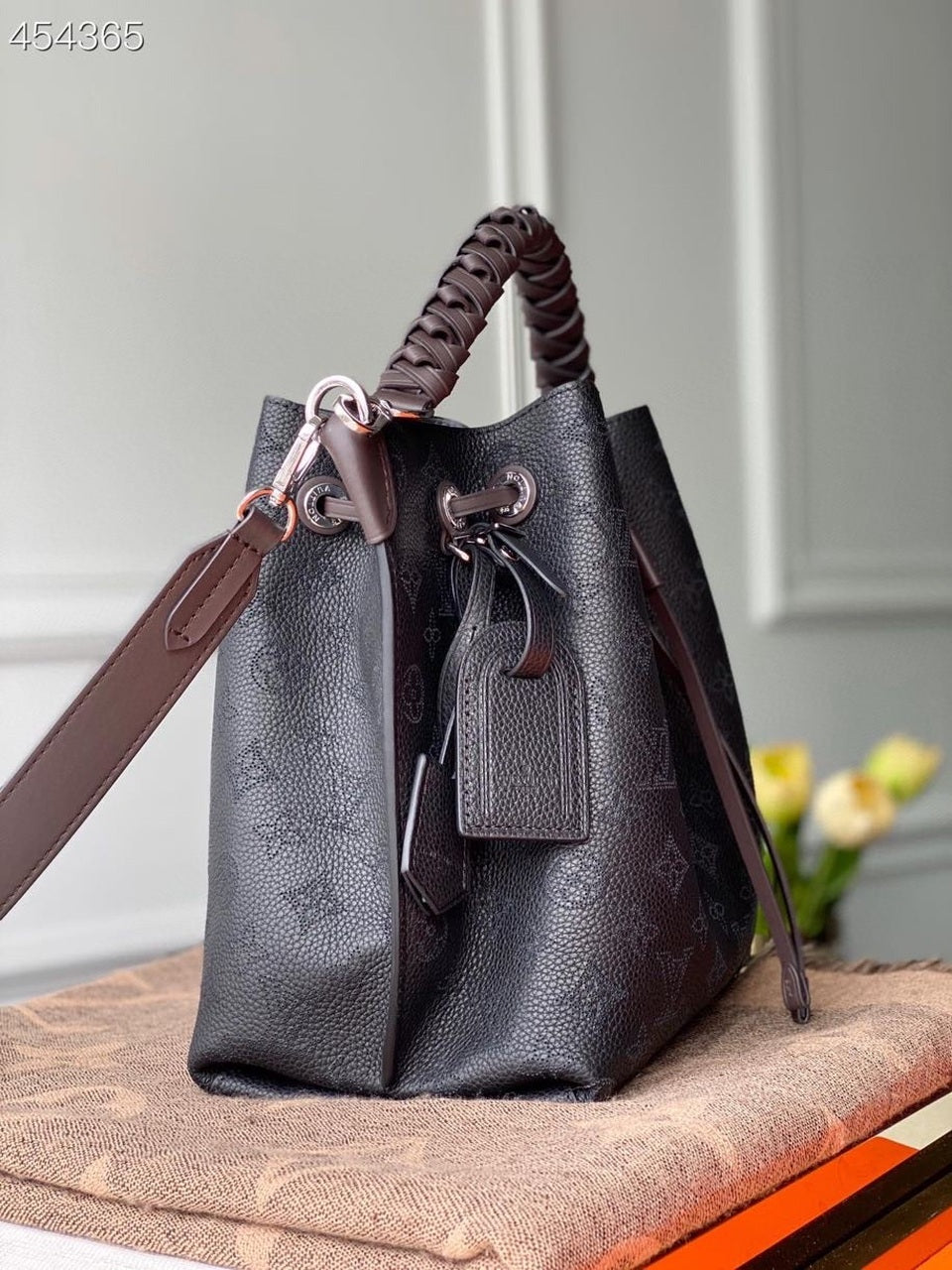 Louis Vuitton Muria Bucket Bag Black For Women,  Shoulder And Crossbody Bags 9.8in/25cm Louis Vuitton M55800