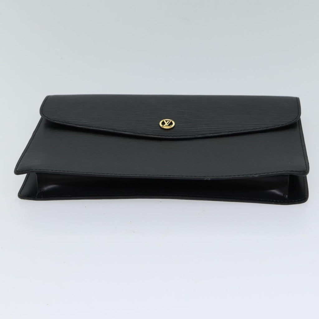 Louis Vuitton Epi Montaigne 27 Clutch Bag Black