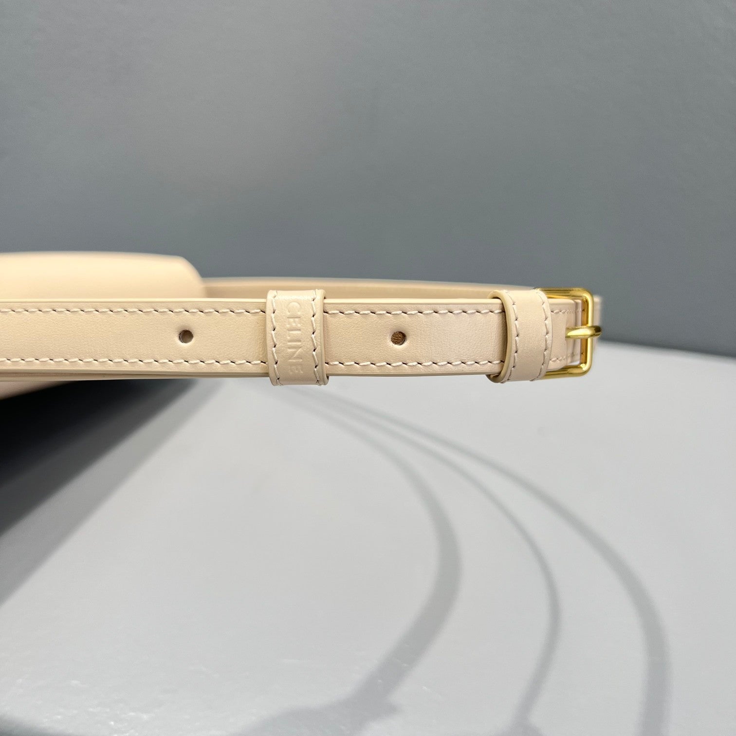 Triomphe Shoulder Bag Beige For Women 8in/20.5cm