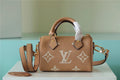 Louis Vuitton Nano Speedy Monogram Empreinte Arizona Beige / Cream For Women,  Shoulder And Crossbody Bags 6.3in/16cm Louis Vuitton M81457