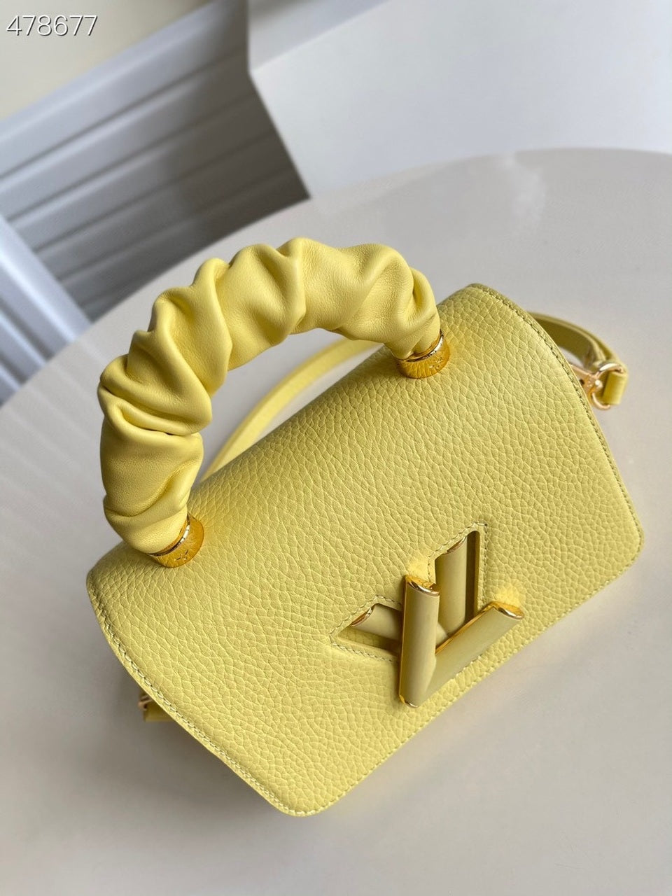 Louis Vuitton Twist PM Ginger Yellow For Women, WomenÃƒÂ¢Ã¢â€šÂ¬Ã¢â€žÂ¢s Handbags, Shoulder And Crossbody Bags 7.1in/18cm Louis Vuitton M58571