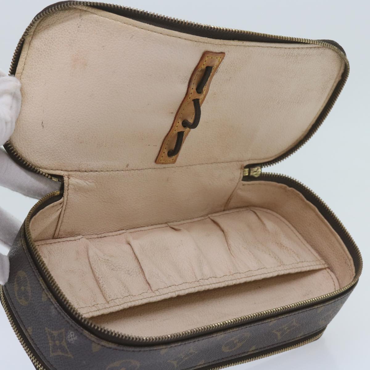 Louis Vuitton Cosmetic Pouch  Canvas Clutch Bag