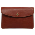 Louis Vuitton Montaigne  Leather Clutch Bag