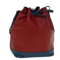 LOUIS VUITTON Epi Noe Shoulder Bag Bicolor Red Blue M44084 LV Auth 58724