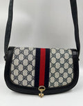 Vintage Gucci Canvas Crossbody Bag