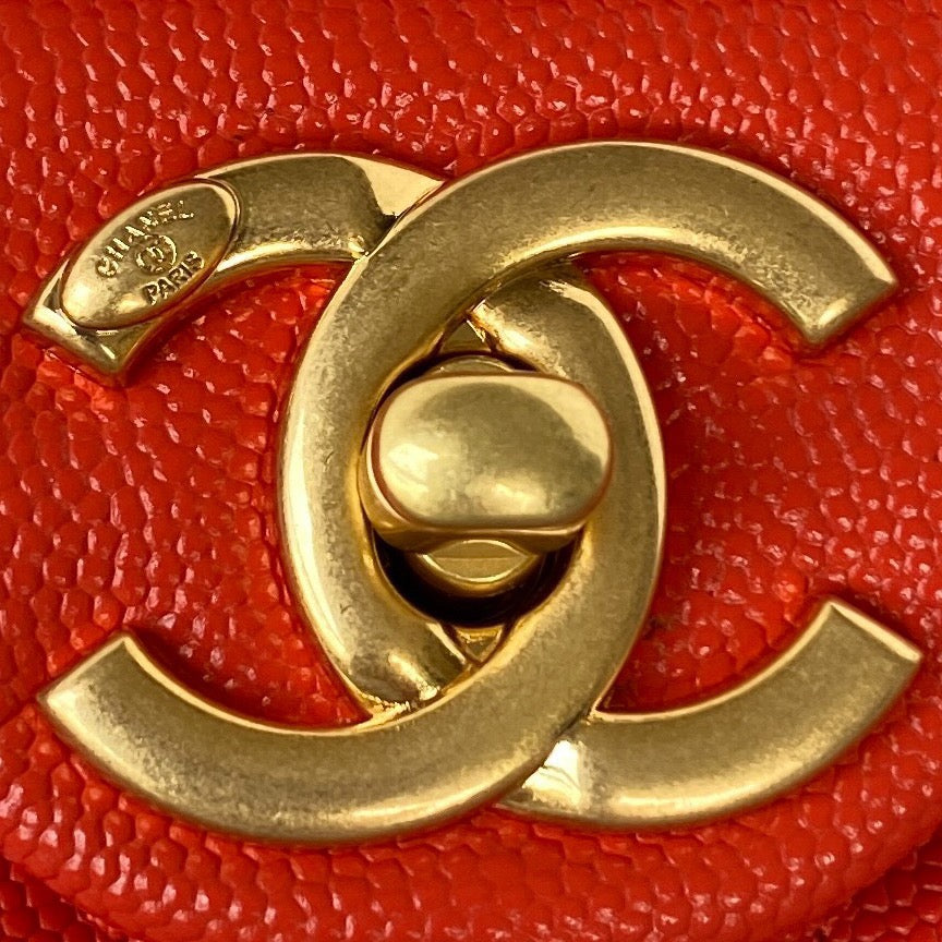 ChanelMini GlamIap Bag With Top Handle Gold Hardware Red For Women Handbags, Shoulder Bags 7.9in/20cm AS2431Ã‚Â 