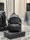 Top Quality City Backpack In Canvas Unisex For Women 13.8in/35cm Black YSL