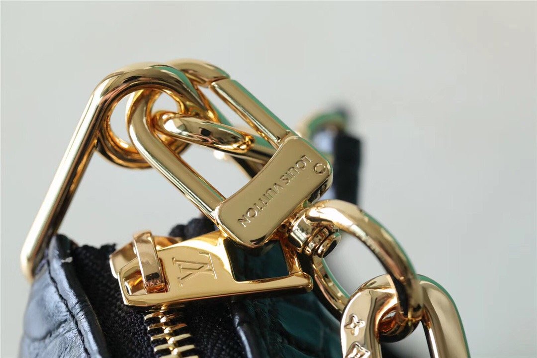 Louis Vuitton Coussin PM High Shiny Alligator Black For Women,  Shoulder And Crossbody Bags 10.2n/26cm Louis VuittonÃƒâ€šÃ‚Â 