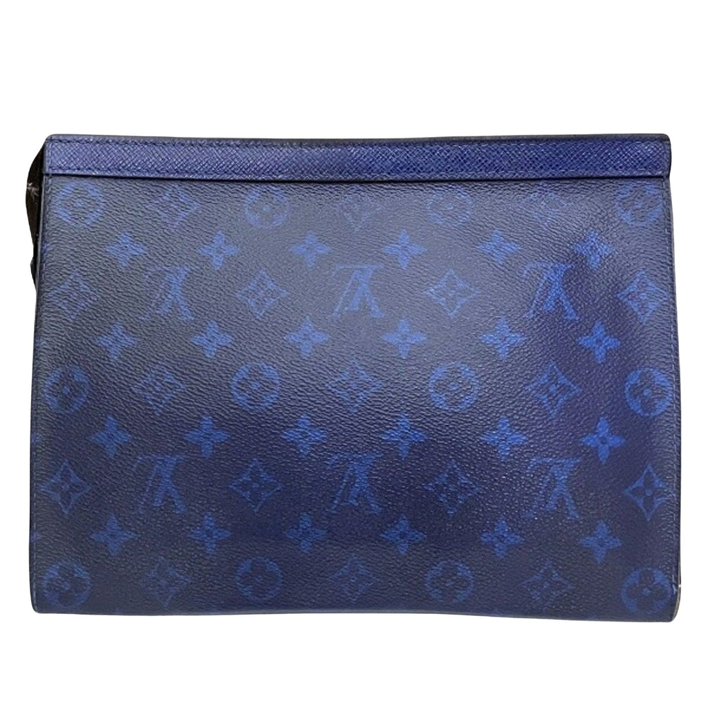 Louis Vuitton Pochette Voyage  Canvas Clutch Bag