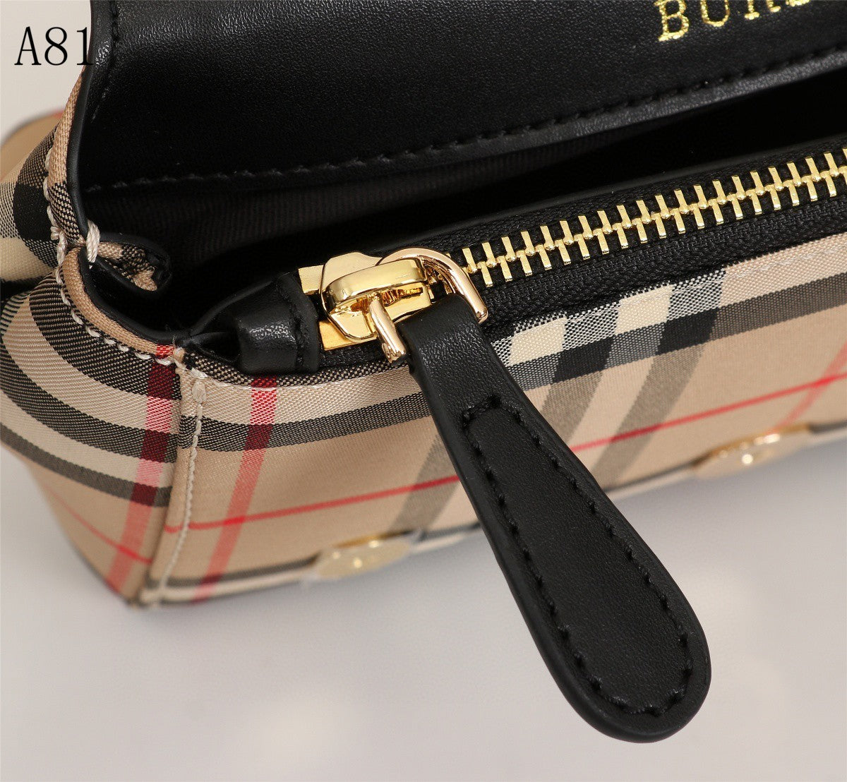 Vintage Check And Small Crossbody Bag Archive Beige For Women, Bags 7.1in/18cm 80264541