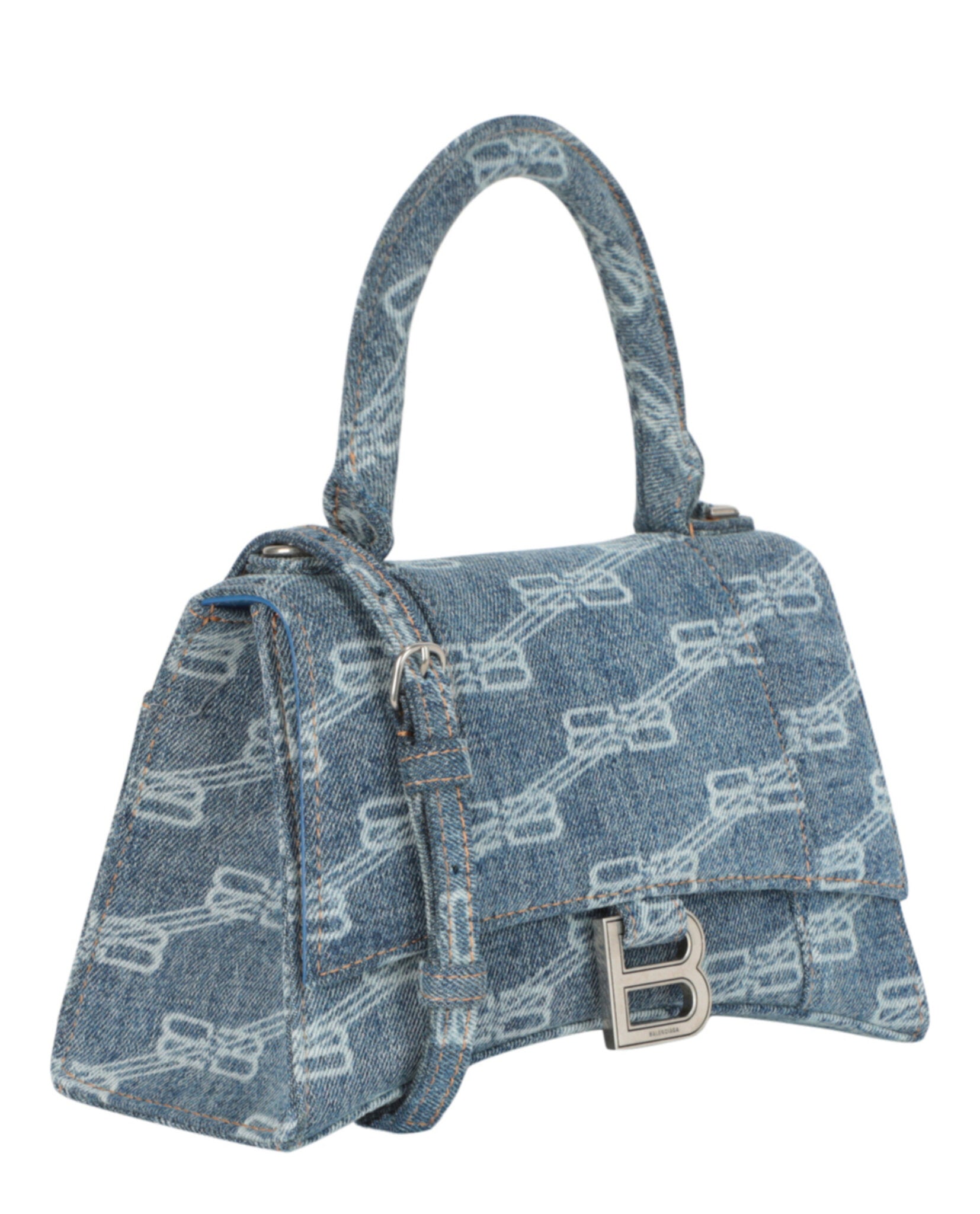 Balenciaga Womens Small Hourglass Shoulder Bag