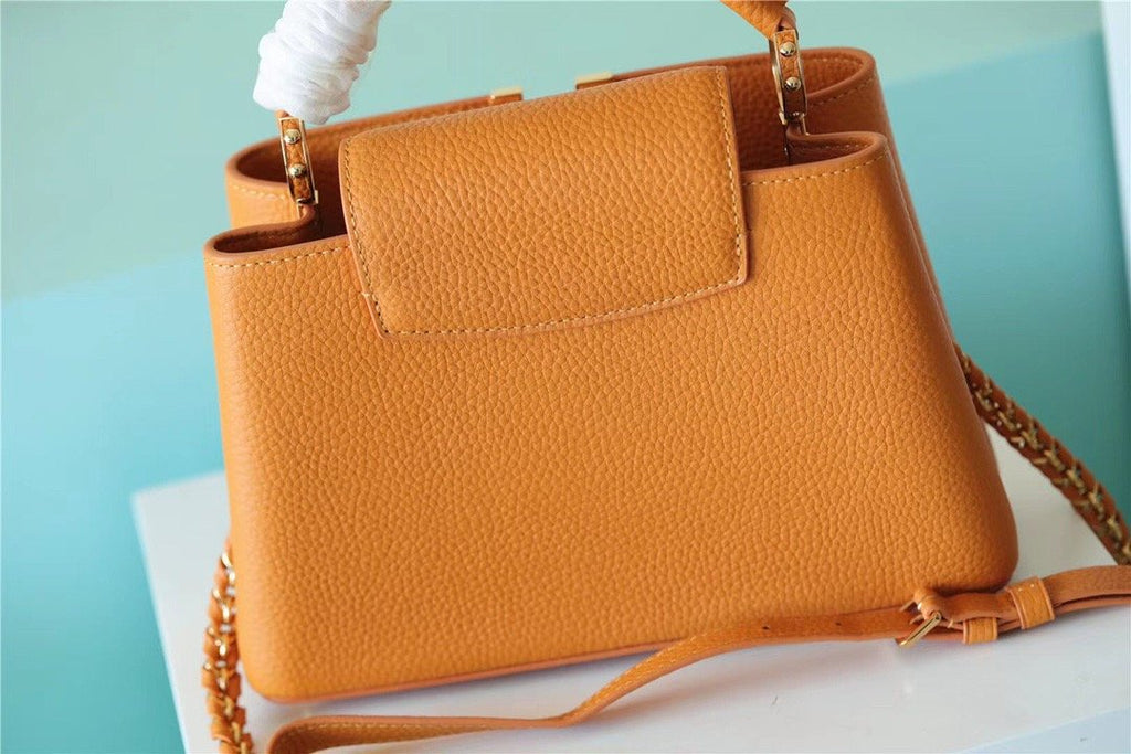 Louis Vuitton Capucines Taurillon Jaune Sunbeam For Women,  Shoulder And Crossbody Bags 27cm/10.6in Louis VuittonÃƒâ€šÃ‚Â 