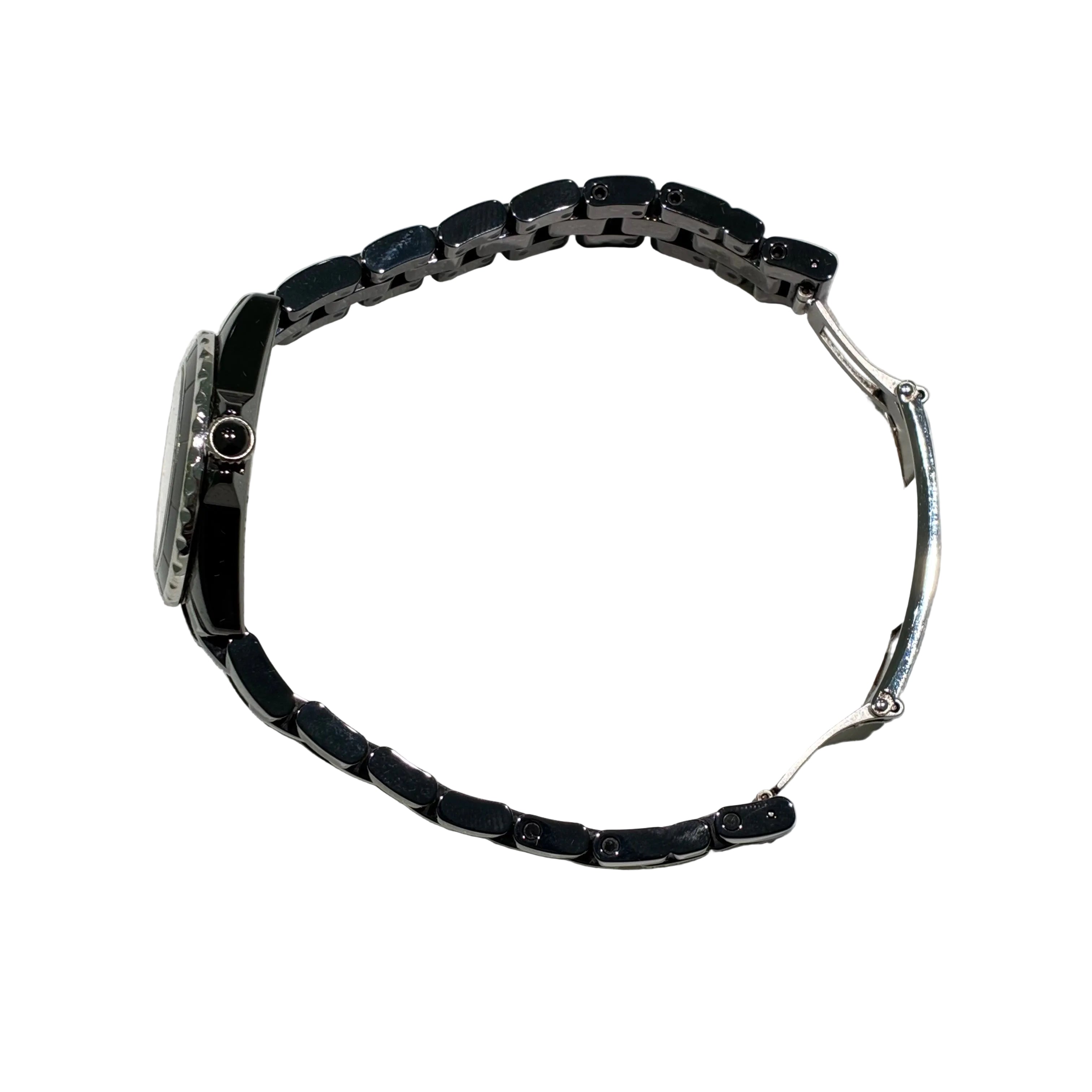 Chanel J12 Quartz 29mm Watch Ceramic Diamond SS