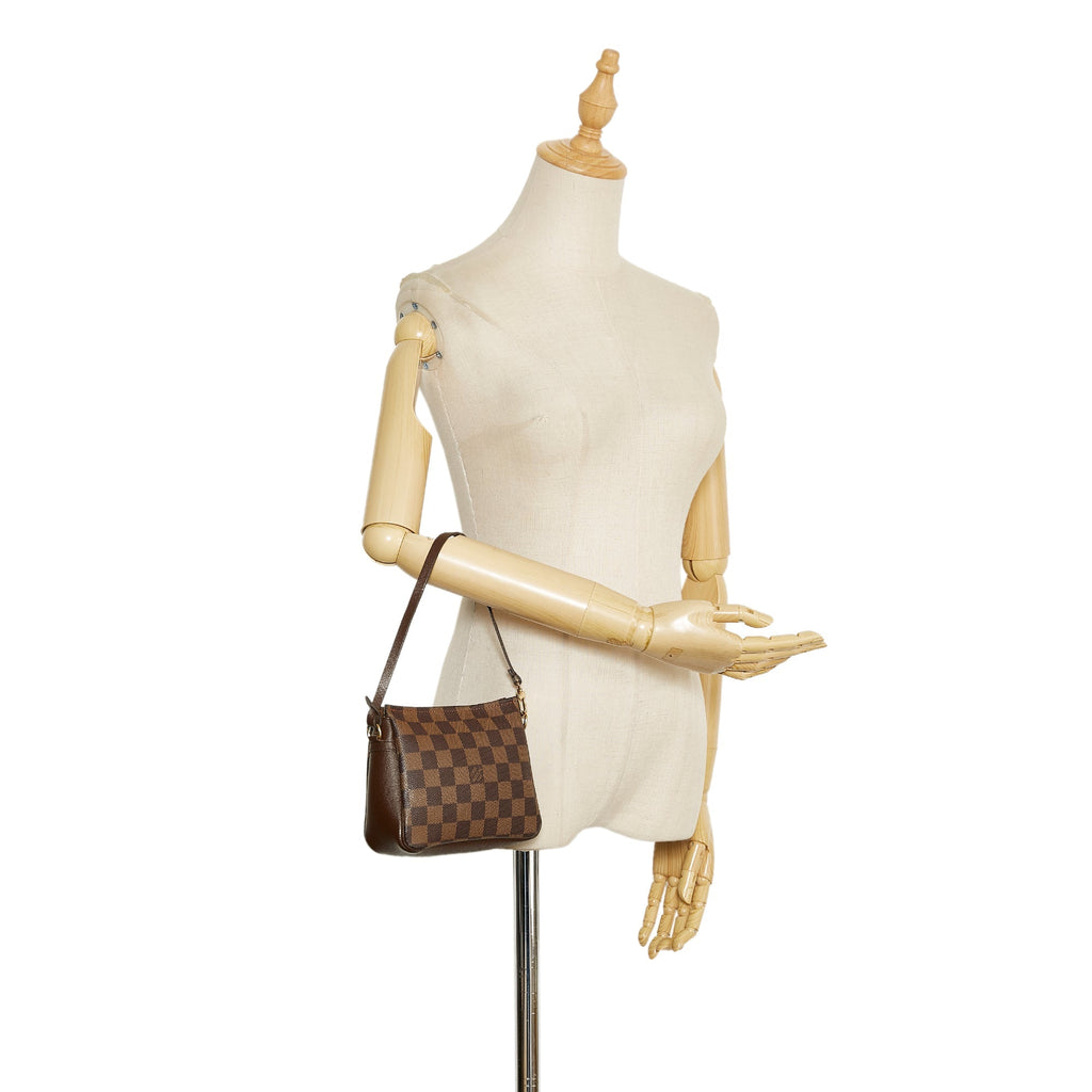 Louis Vuitton Damier Ebene Trousse Pochette Handbag