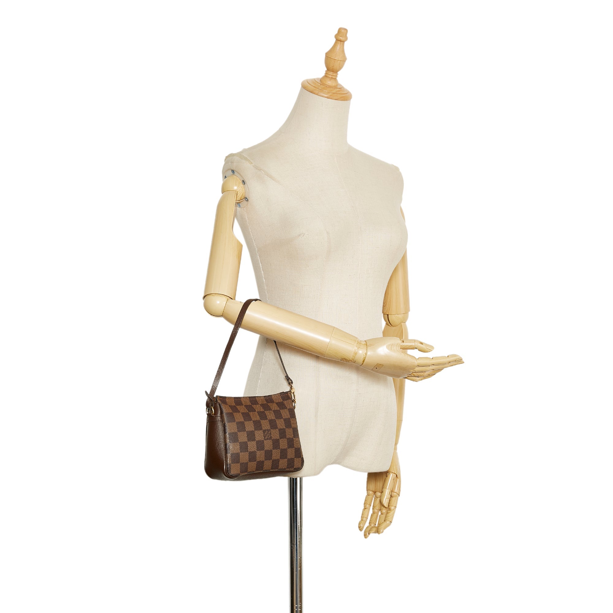 Louis Vuitton Damier Ebene Trousse Pochette Handbag