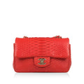 Classic Flap Bag - Mini Rectangular - Python