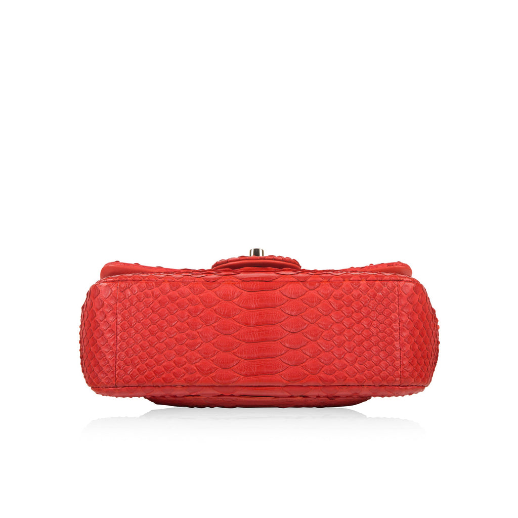 Classic Flap Bag - Mini Rectangular - Python