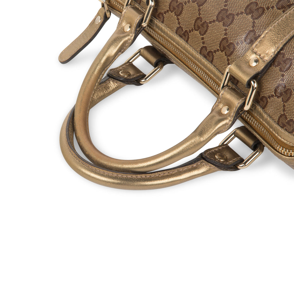 Vintage Boston Glazed Gucci Canvas