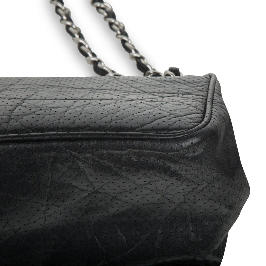Vintage Perforated Shoulder Bag