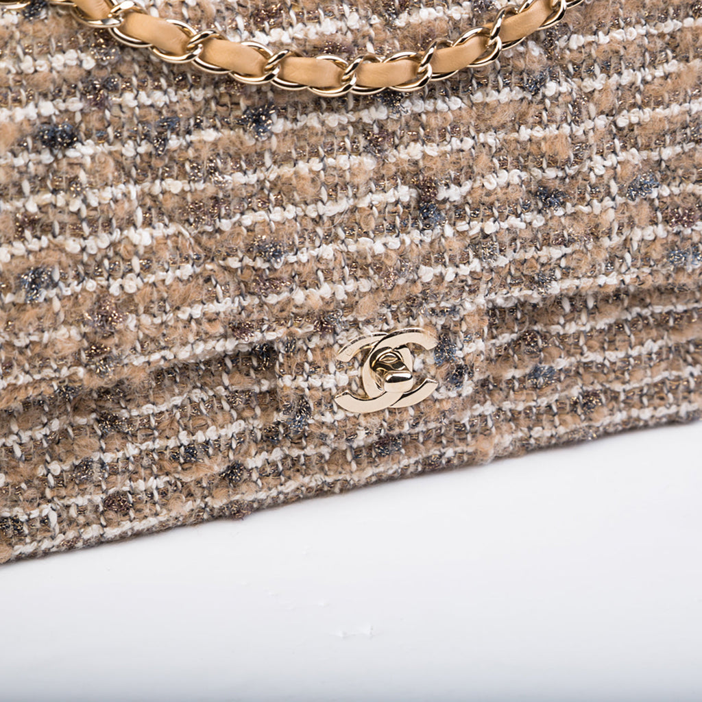 Medium Classic Flap Bag - Tweed