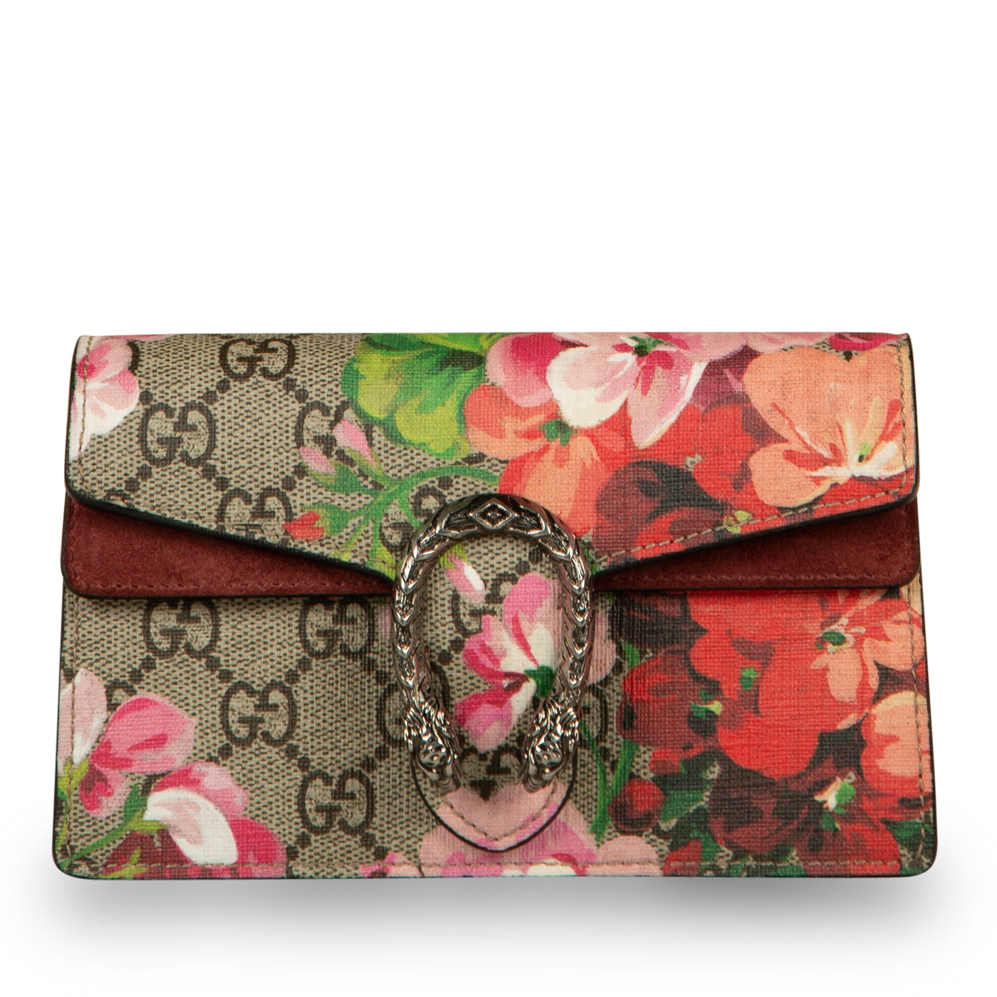 Dioronysus Gucci Supreme Mini Bag Blooms