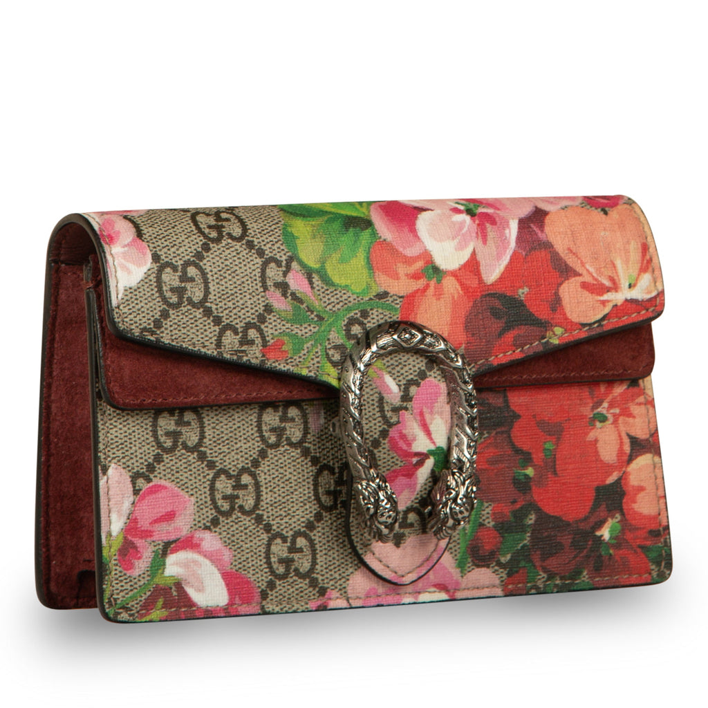 Dioronysus Gucci Supreme Mini Bag Blooms