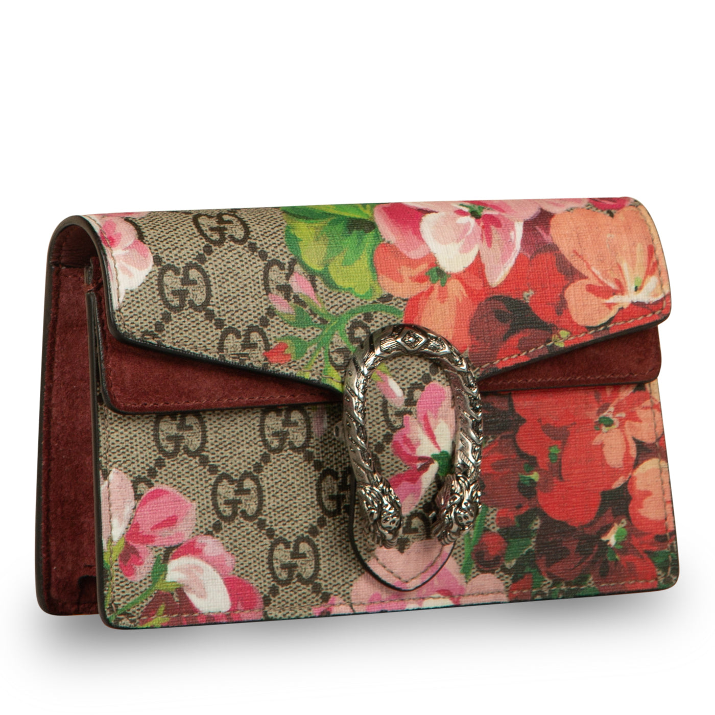 Dioronysus Gucci Supreme Mini Bag Blooms