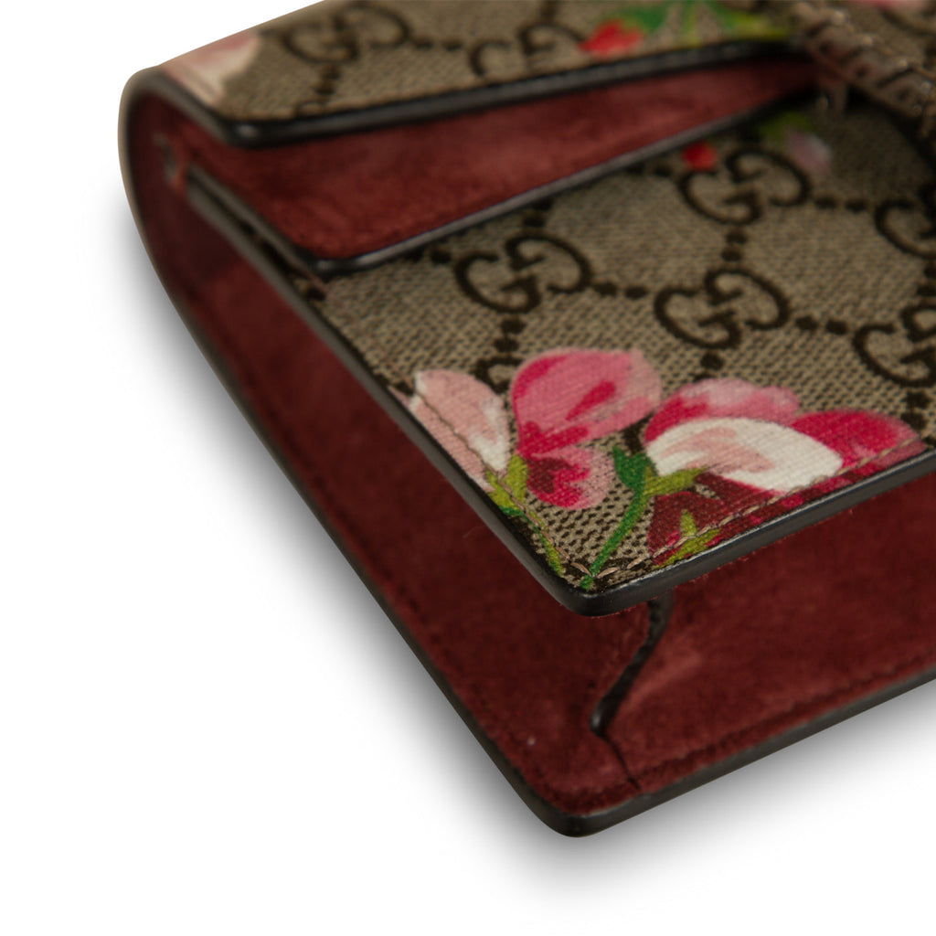 Dioronysus Gucci Supreme Mini Bag Blooms