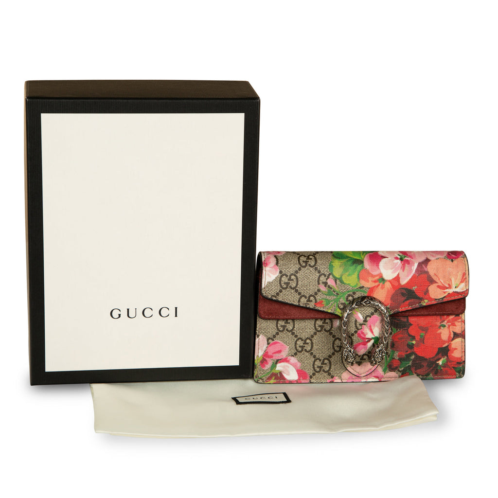Dioronysus Gucci Supreme Mini Bag Blooms