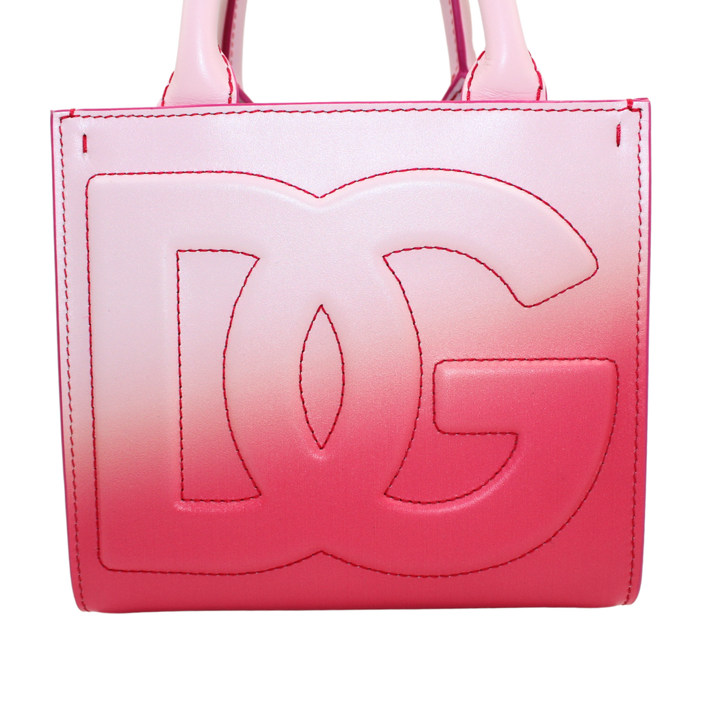 DolCeline & Gabbana Ombre-Print Calfskin DG Daily Mini Shopper