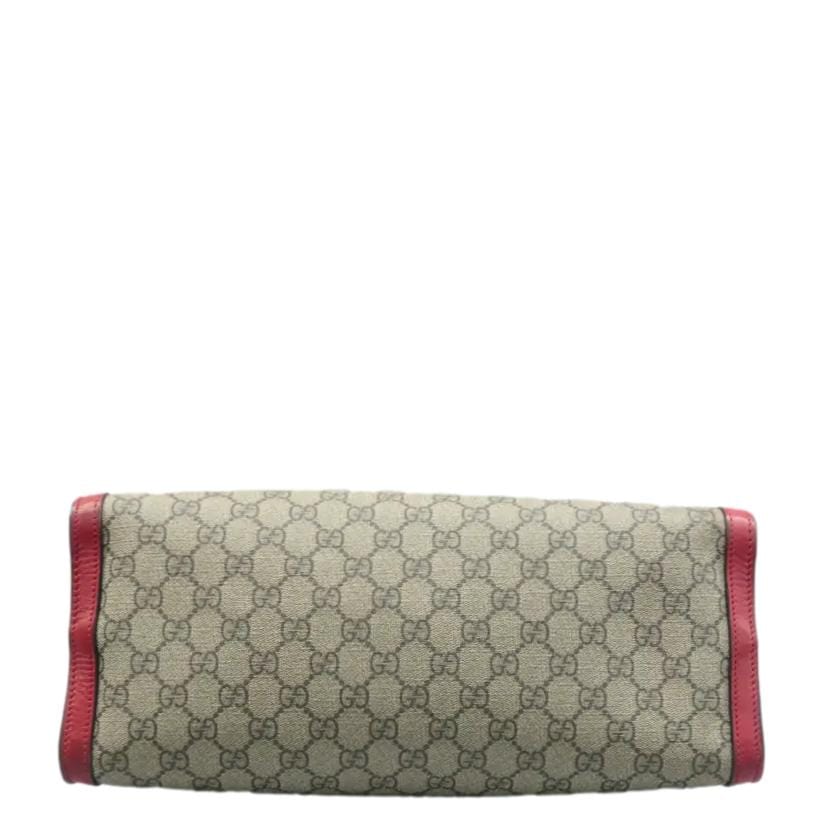 GUCCI Padlock Medium Gucci Supreme Canvas Tote Bag Red 479197