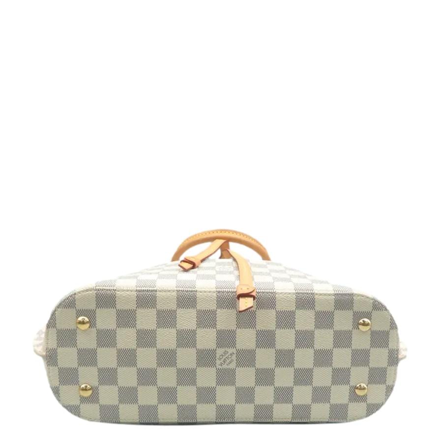 LOUIS VUITTON Girolata Damier Azur Shoulder Bag White