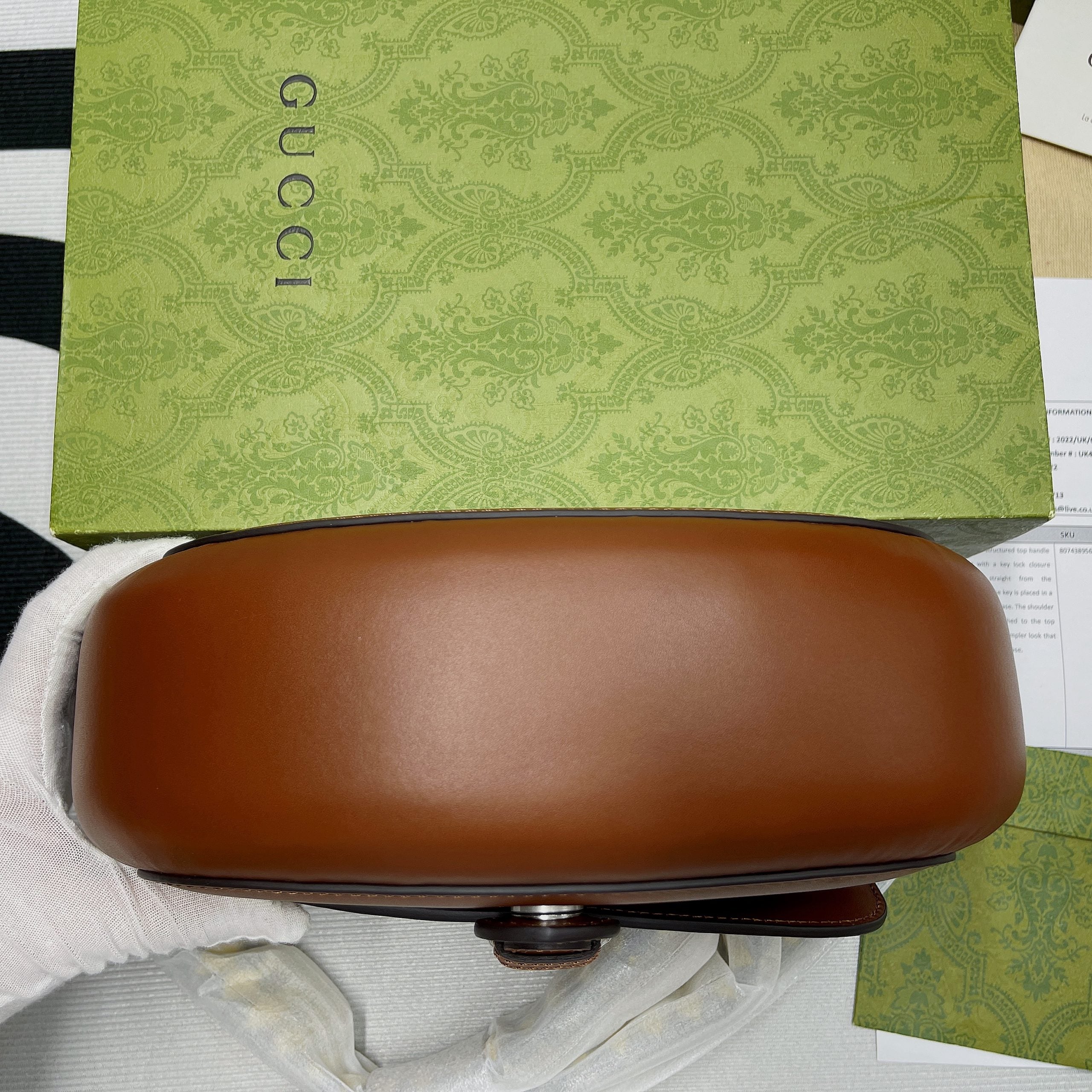 Gucci Aria Shoulder Bag Red For Women, Women’s Bags 10.2in/25cm Gucci