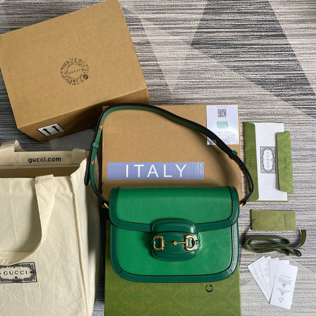 Horsebit 1955 Shoulder Bag Green For Women, Women’s Bags 9.8in/25cm Glami