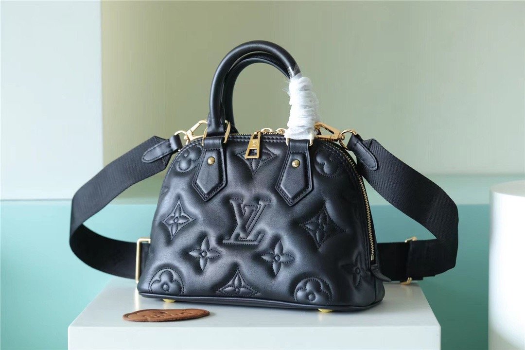 Louis Vuitton Alma Bag Handbags,  Shoulder and Cross Body Bags For Women In Black 9.6in/25cm Louis Vuitton M59793