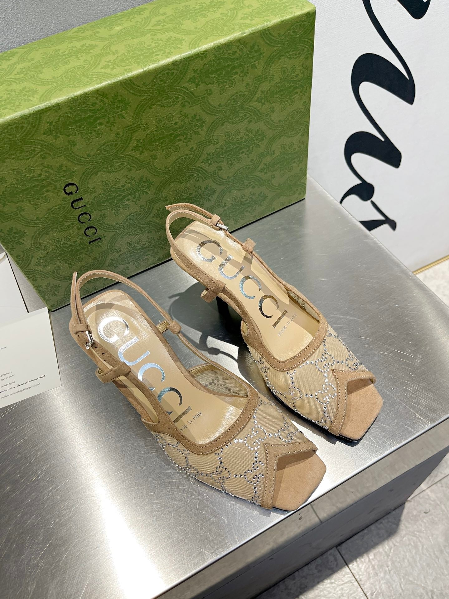 New 1:1 rep Gucci HIGH HEELS 023