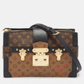Louis Vuitton Reverse Monogram Canvas Trunk Clutch Bag