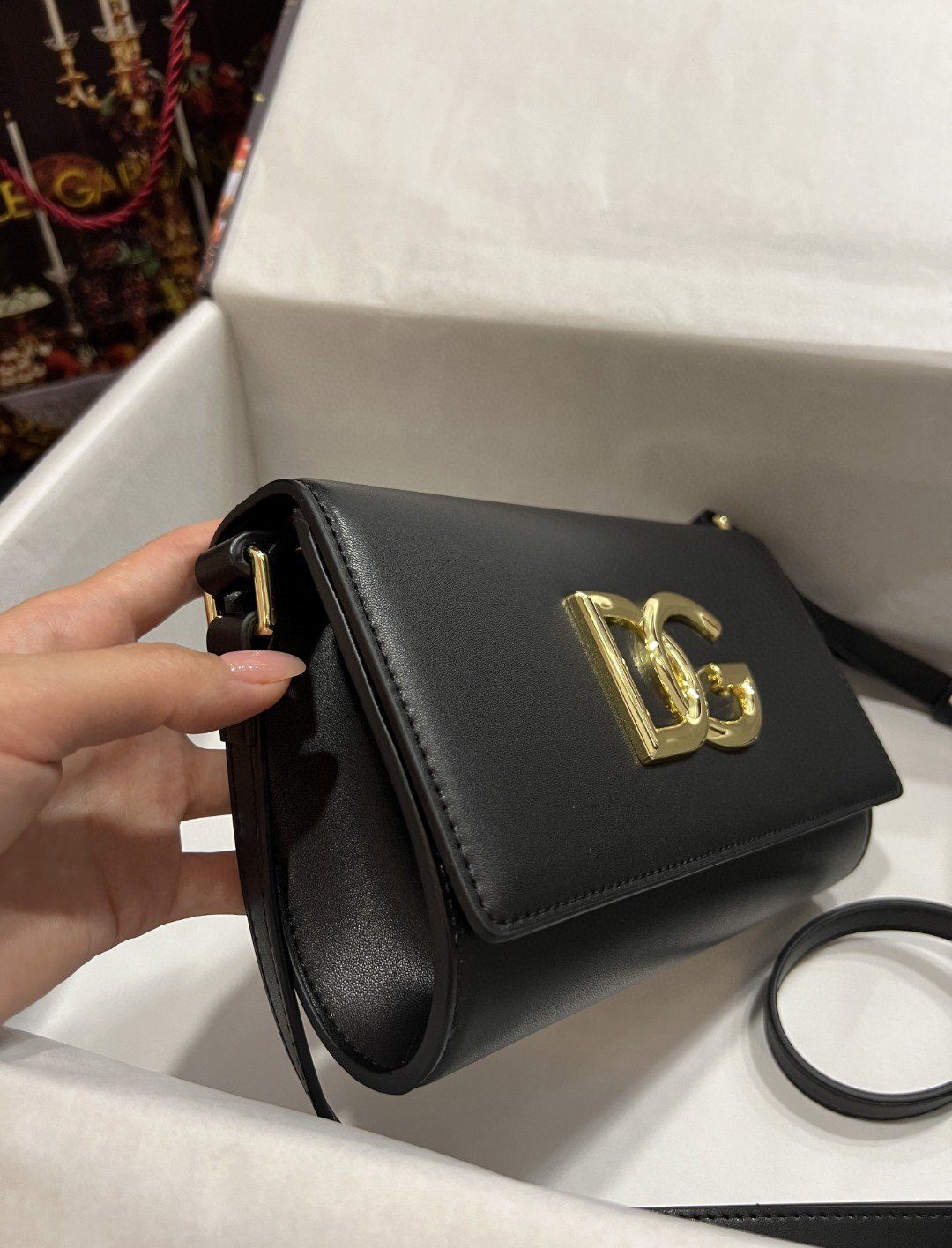 DG 3.5 Clutch Black For Women 8.3in/21cm DG Burberry7082AW57680999