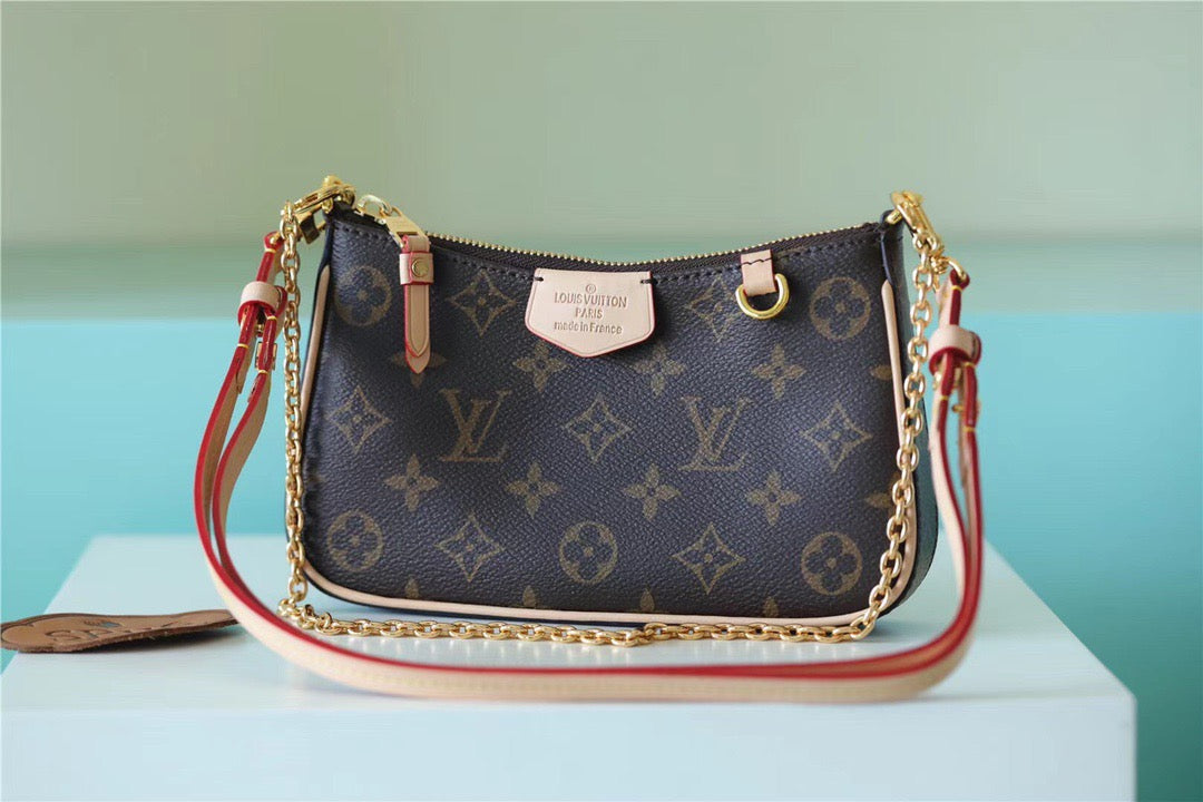 Louis Vuitton Easy Pouch On Strap Monogram Canvas For Women,  Shoulder And Crossbody Bags 19cm/7.5in Louis Vuitton