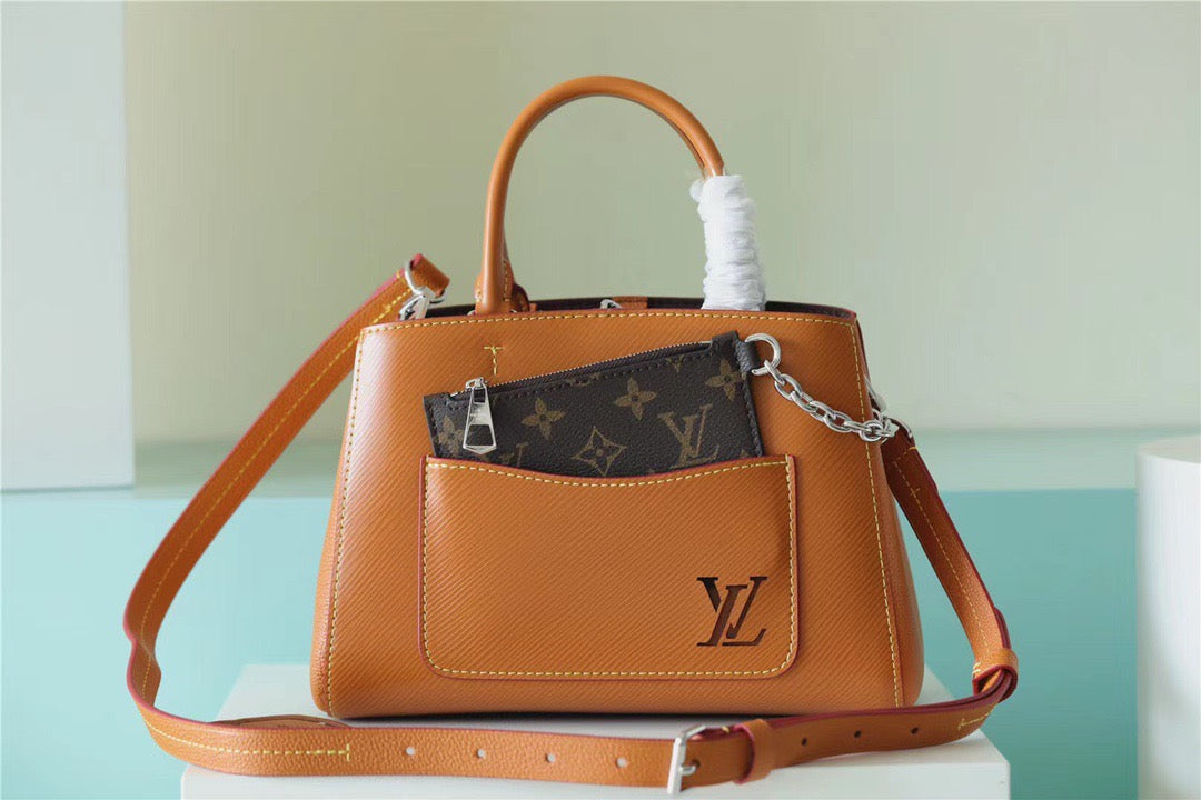 Louis Vuitton Marelle Epi Caramel Brown For Women, WomenÃƒÂ¢Ã¢â€šÂ¬Ã¢â€žÂ¢s Handbags, Shoulder And Crossbody Bags 9.8in/25cm Louis VuittonÃƒâ€šÃ‚Â 