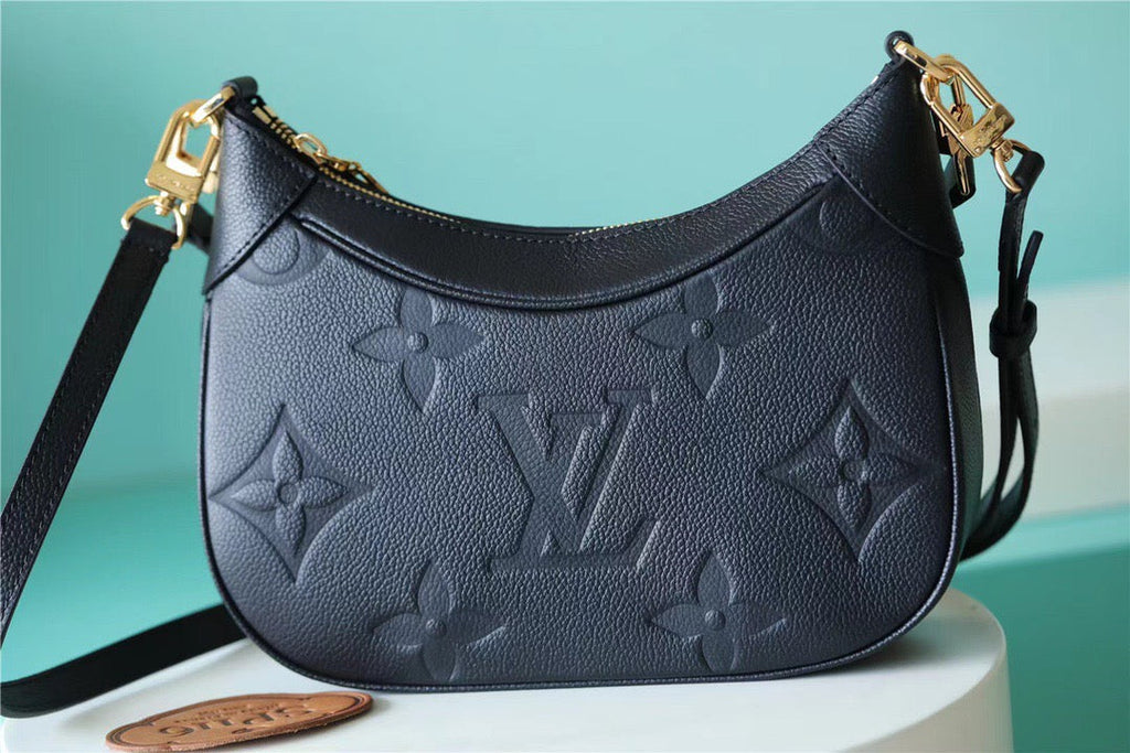 Louis Vuitton Bagatelle Monogram Empreinte Black For Women,  Shoulder And Crossbody Bags 22cm/8.7in Louis Vuitton M46002