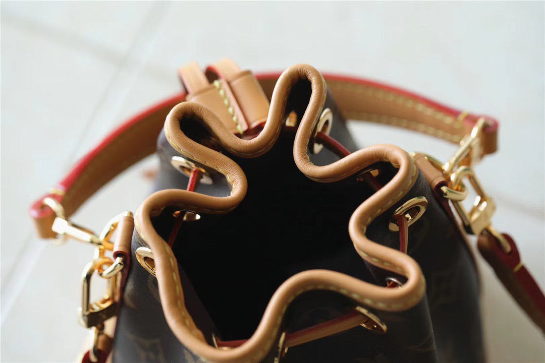 Louis Vuitton Nano Noe Monogram Canvas For Women,  Shoulder And Crossbody Bags 16cm/6.3in Louis Vuitton M81266