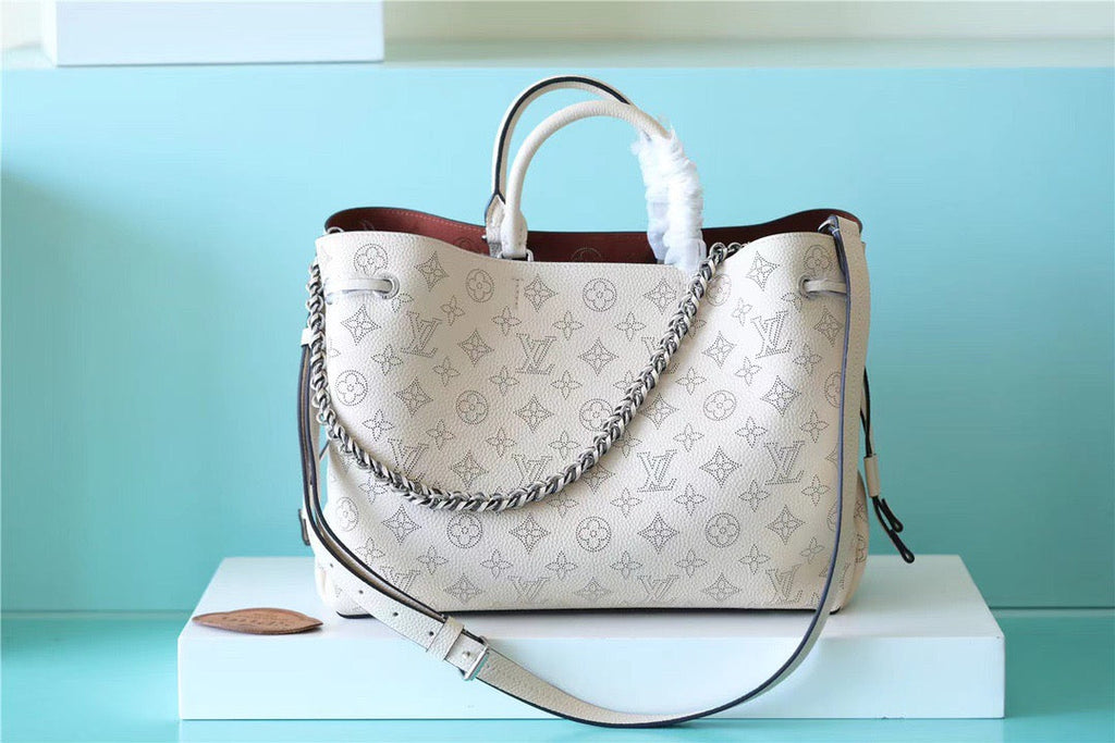 Louis Vuitton Bella Tote Mahina Creme Beige For Women,  Shoulder And Crossbody Bags 12.6in/32cm Louis Vuitton M59203