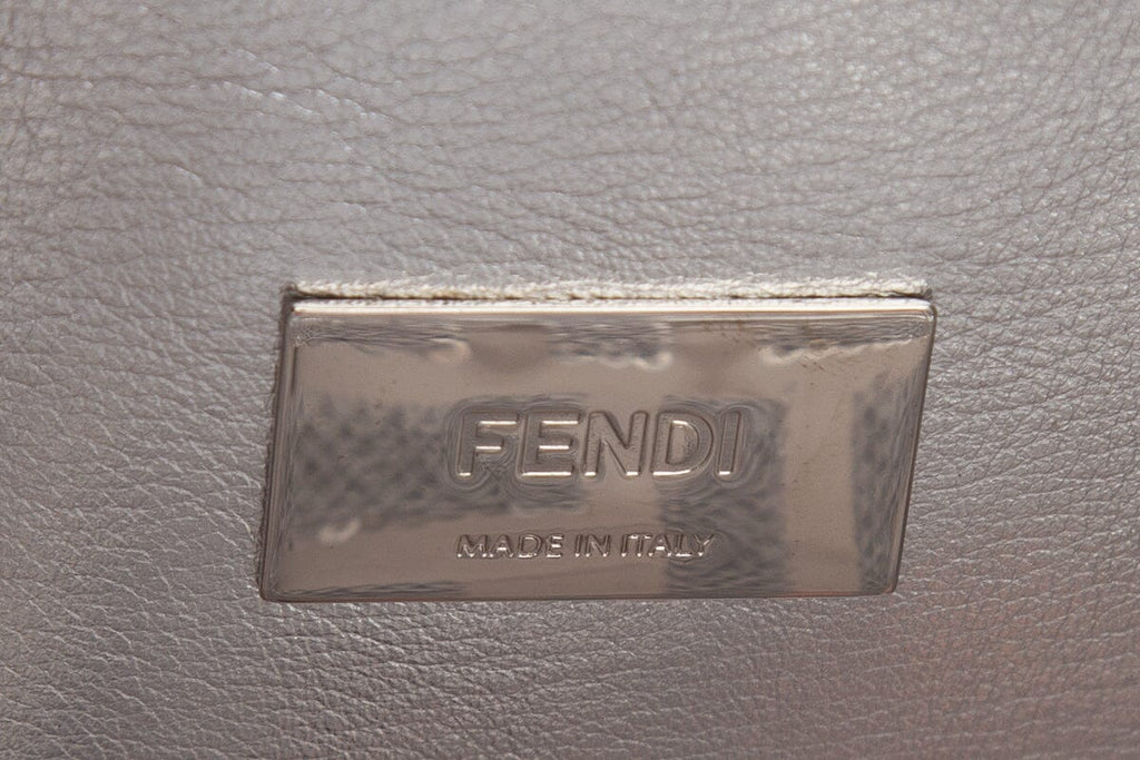 Fendi Metallic SiLouis Vuittoner PVC Vitello Catalan Mirror Sequins FF Shoulder Bag