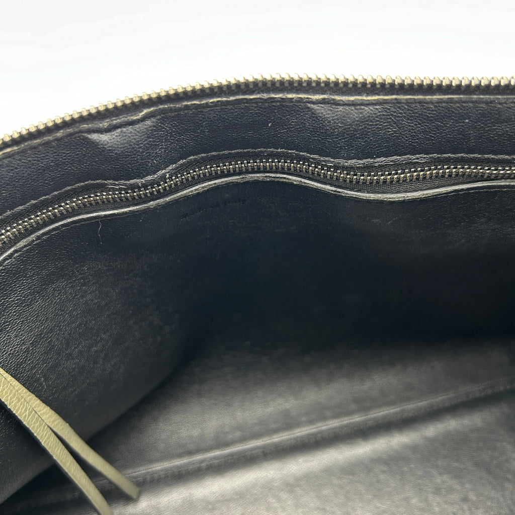 Celineline Medium Edge Green Leather Shoulder Bag