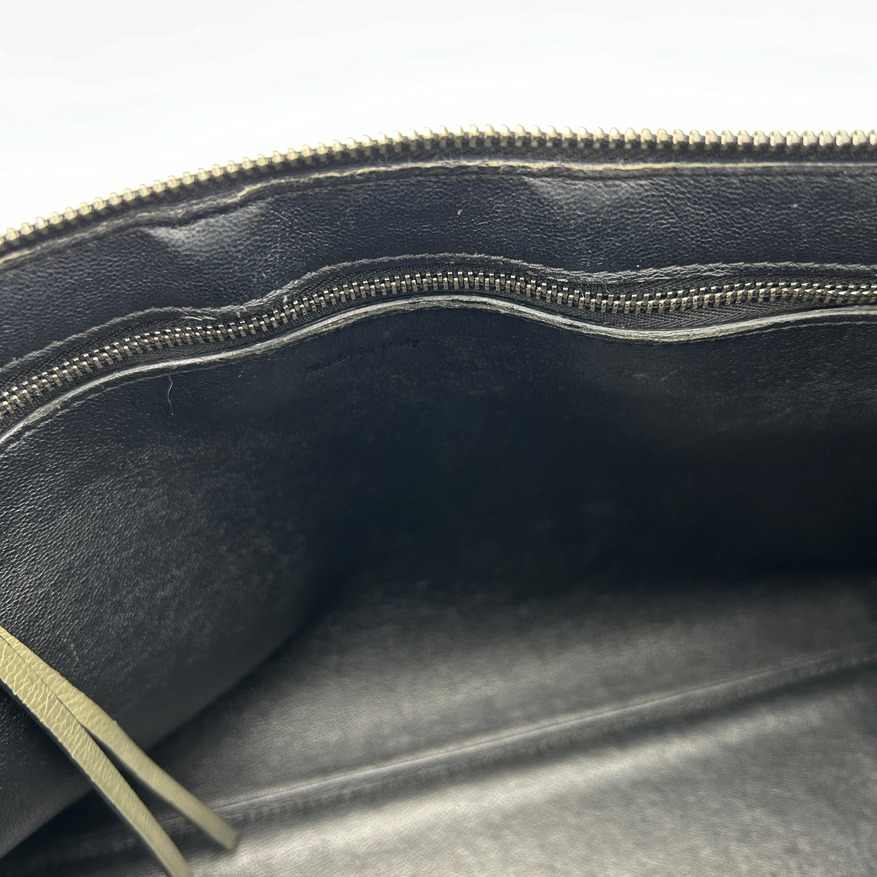 Celineline Medium Edge Green Leather Shoulder Bag