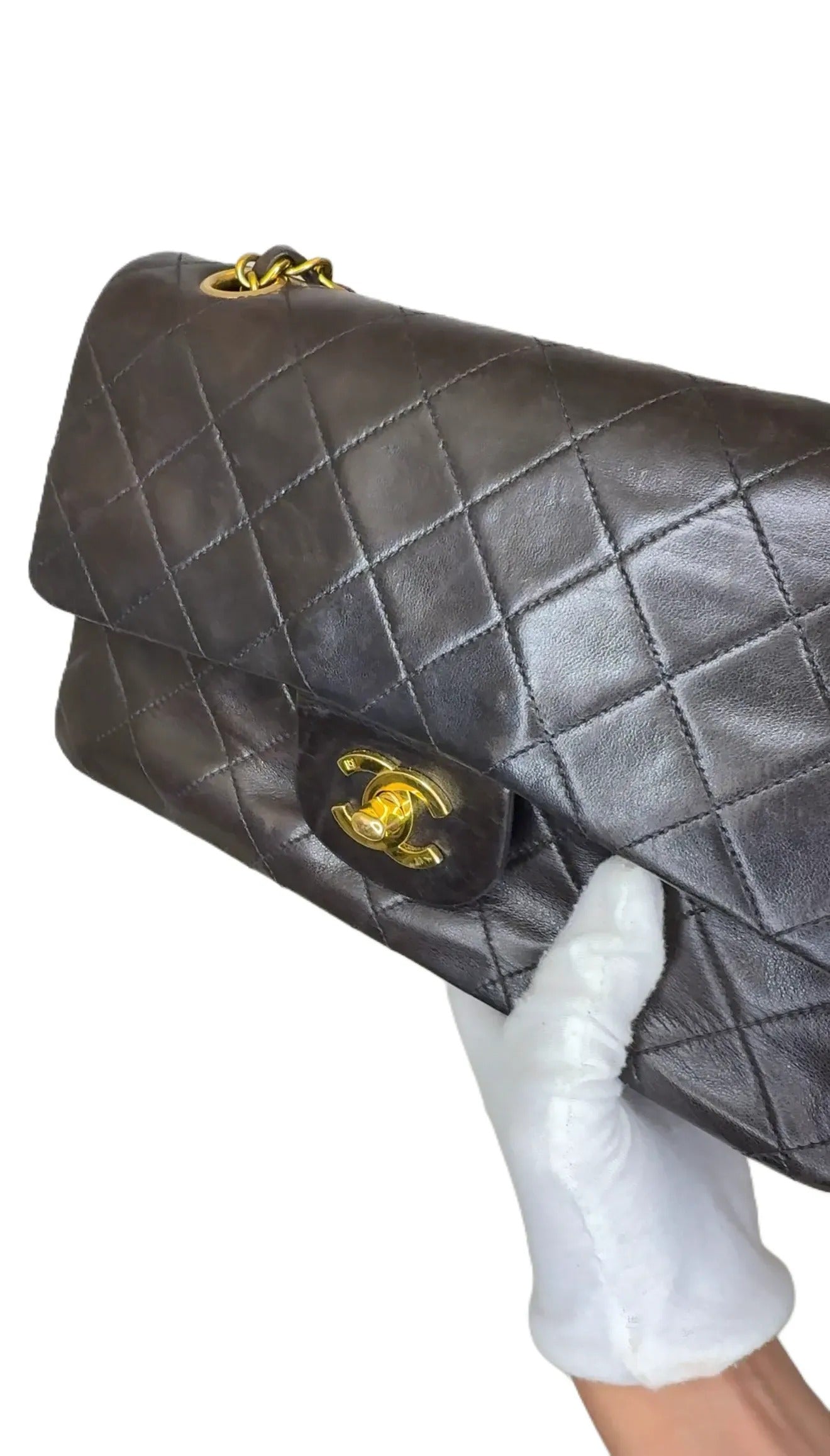 CHANEL - 1994-1996 matelasse chain shoulder bag - women - Lambskin - One Size - Black B4-17