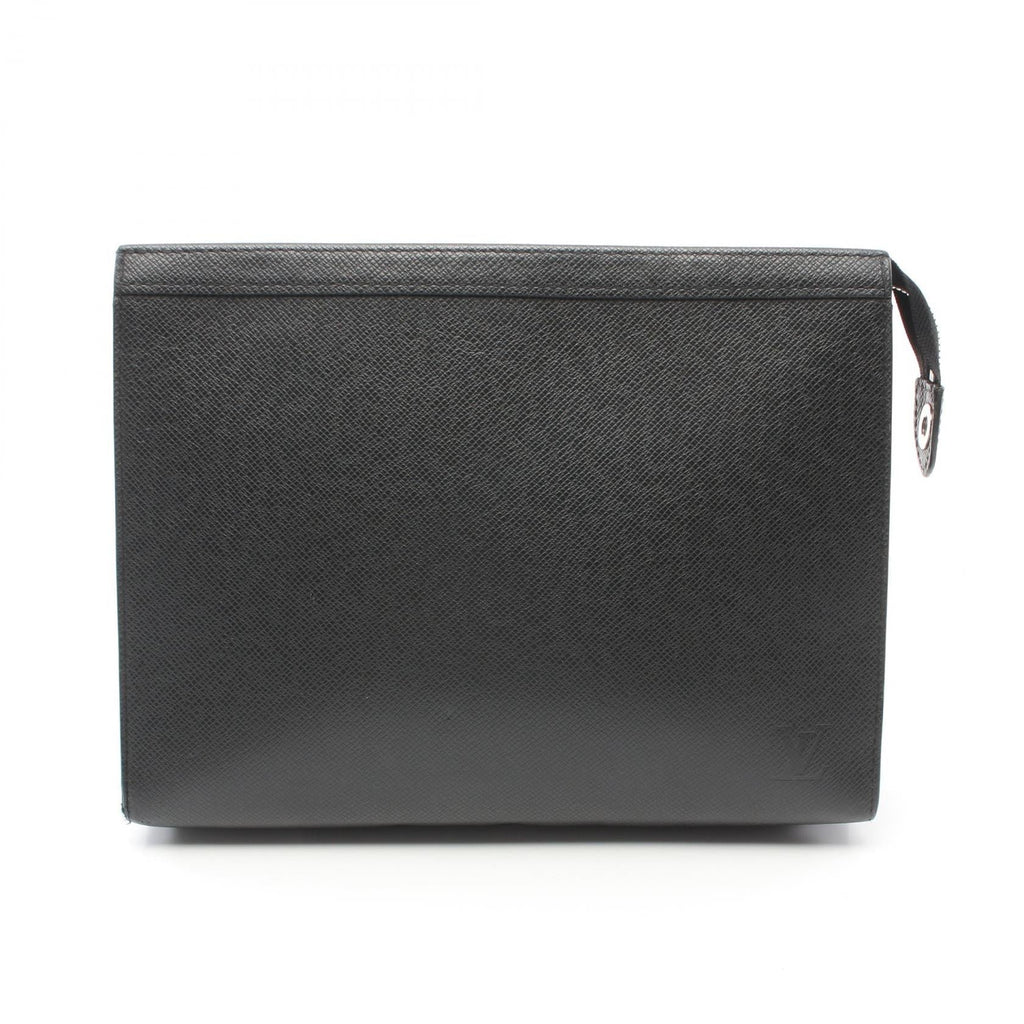 Louis Vuitton Taiga Pochette Voyage MM  Leather Clutch Bag