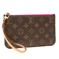 Louis Vuitton Neverfull  Canvas Clutch Bag