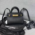YSSL Manhattan Nano Shopping Bag In Box Black For Women 8in/21cm YSL 5937410SX0W1000